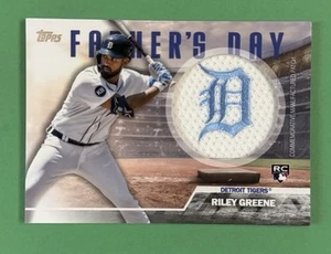 2023 Topps Father's Day Commemorative Team Patch #FD-RG Riley Greene RC - Picture 1 of 2