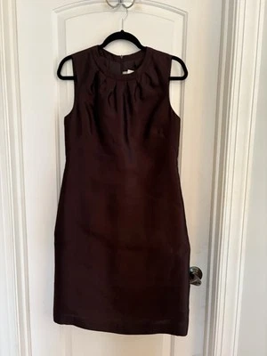 Barney’s New York Silk/Cotton Blend  Chocolate Brown Size 6/40 - Image 1 of 4