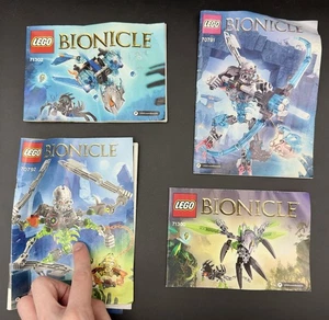 Konvolut 4 Bionicle Anleitungshefte - 70791; 70792; 71300 und 71302 - Bild 1 von 16