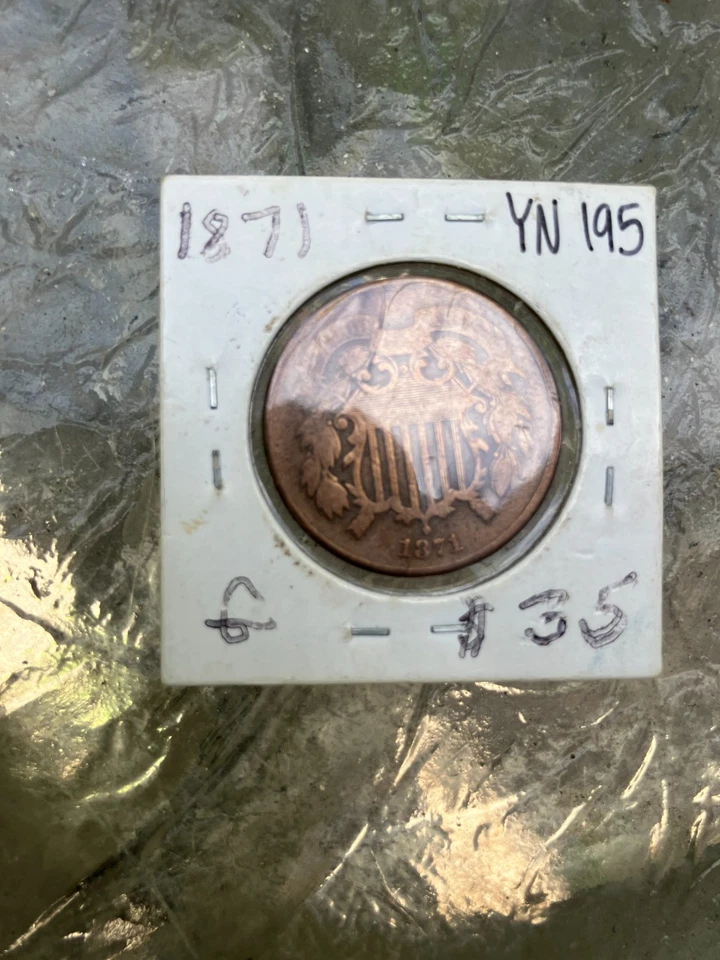 Two Cent Piece 1871 Good Condition - Image 1 of 1