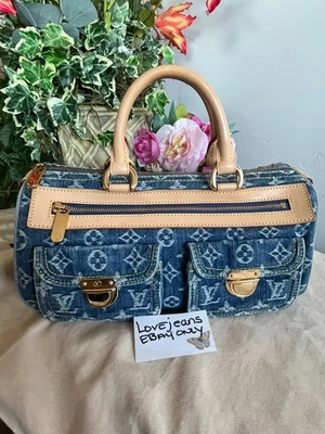 Louis Vuitton Monogram Denim Neo Speedy Blue - Image 1 of 4