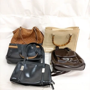 Gucci Hand Bag Shoulder Bag 5 set Brown Leather 2507974 - Imagen 1 de 11