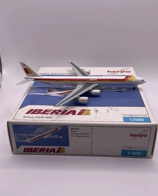 Herpa Wings 1:500 Iberia A340-600 - Immagine 1 di 2
