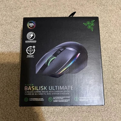 Razer Basilisk Ultimate Wireless Optical Gaming Mouse, Programmable, Open Box - Image 1 of 4