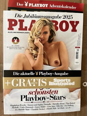 New German Playboy w Advents Calendar & Sports Illustrated Magazine s. Dec 2025 - Image 1 of 4
