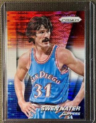 2014-15 Panini Prizm Red White & Blue Pulsar Prizm #152 Swen Nater Clippers - Image 1 of 2