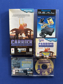 Carrier Fortress at Sea Panasonic 3DO Complete CIB Long Box Disc Manual Insert