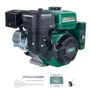 Moteur essence 4 temps OHV 212cc moteur for gaz horizontal démarrage électrique - Foto 1 di 18