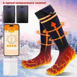 Calcetines térmicos eléctricos recargables 5V 5000mAh batería unisex invierno calentador de pies - Imagen 1 de 10