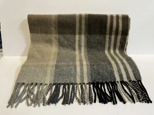 Jos A Bank Schal 100 % Kaschmir 4 Fuß 9 Zoll lang  - Bild 1 von 6