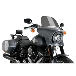 CUPOLINO PUIG PER HARLEY DAVIDSON SOFTAIL 1745 SPORT GLIDE 2018 > 2023 FUME SC. - Foto 1 di 3