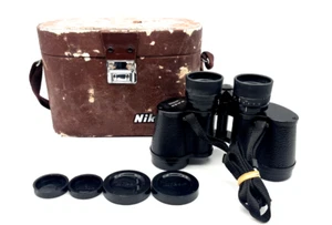[ MINT ] Nikon 8x30 8.3° WF Vintage Binoculars Black From JAPAN - Picture 1 of 9