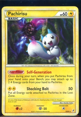 2011 POKEMON CALL OF LEGENDS 18 PACHIRISU HOLO - Image 1 of 2