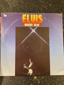 Elvis Moody Blue 1977 RCA Victor  AFL1-2428 LP US BLUE Vinyl - Imagen 1 de 3