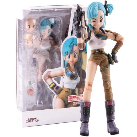 Anime Dragon Ball Z Bulma PVC 13cm Action Figure Collection Model Toy With Box Cover