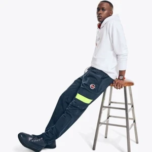NWT Nautica Competition $128 Wind Water Resistant Cargo Pants Navy Men's, Medium - Picture 1 of 14