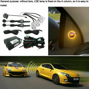 LED Car Blind Spot Monitoring Detection System Ultrasonic Sensor Distance Assist - Picture 1 of 10