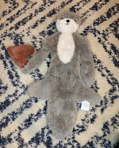 Slumber Kins Otter Snuggler with detachable Heart Super Soft Plush Lovey Toy - Picture 1 of 7