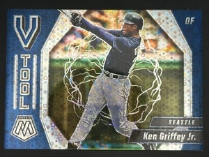 2021 Panini Mosaic - V Tool Quick Pitch Silver Disco Mosaic Ken Griffey Jr #VT7 - Foto 1 di 2