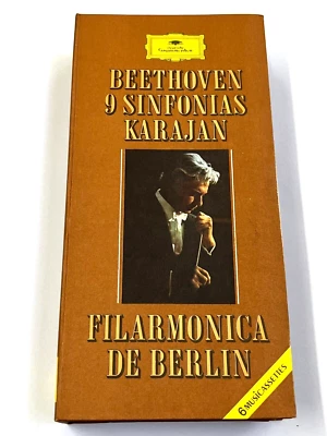 Beethoven/Karajan - 9 Symphonies - 6 Cassette Tapes - Rare - Great Condition! - Image 1 of 4