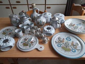 Einzelteile, Ulmer Keramik Vogelhochzeit, Top Zustand - Bild 1 von 41