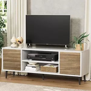 TV Stand Media Console for 65" Television Entertainment Center w/ Storage NEW - Picture 1 of 8
