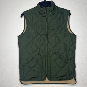 J.Crew Mercantile Steppweste Herren Größe X-Small grün Taschen Reißverschluss Wandern - Bild 1 von 10