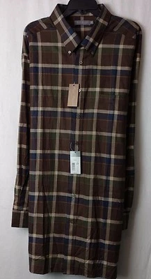 CAMISA DANIEL CREMIEUX GRANDE E ALTA NOVA COM ETIQUETAS PLUS SIZE 4XT manga longa 100% algodão xadrez - Imagem 1 de 4