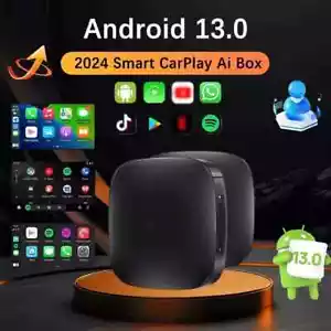New Android 13 Carplay Ai Box Wireless Auto Smart TV Box Car System 2+32GB - Picture 1 of 6