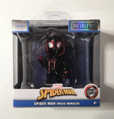 Jada Metalfigs Marvel Spider-Man Miles Morales Diecast Mini Figure - New Sealed - Image 1 of 4