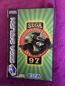 Sega Worldwide Soccer 97 for Sega Saturn. Boxed with Manual. Pal