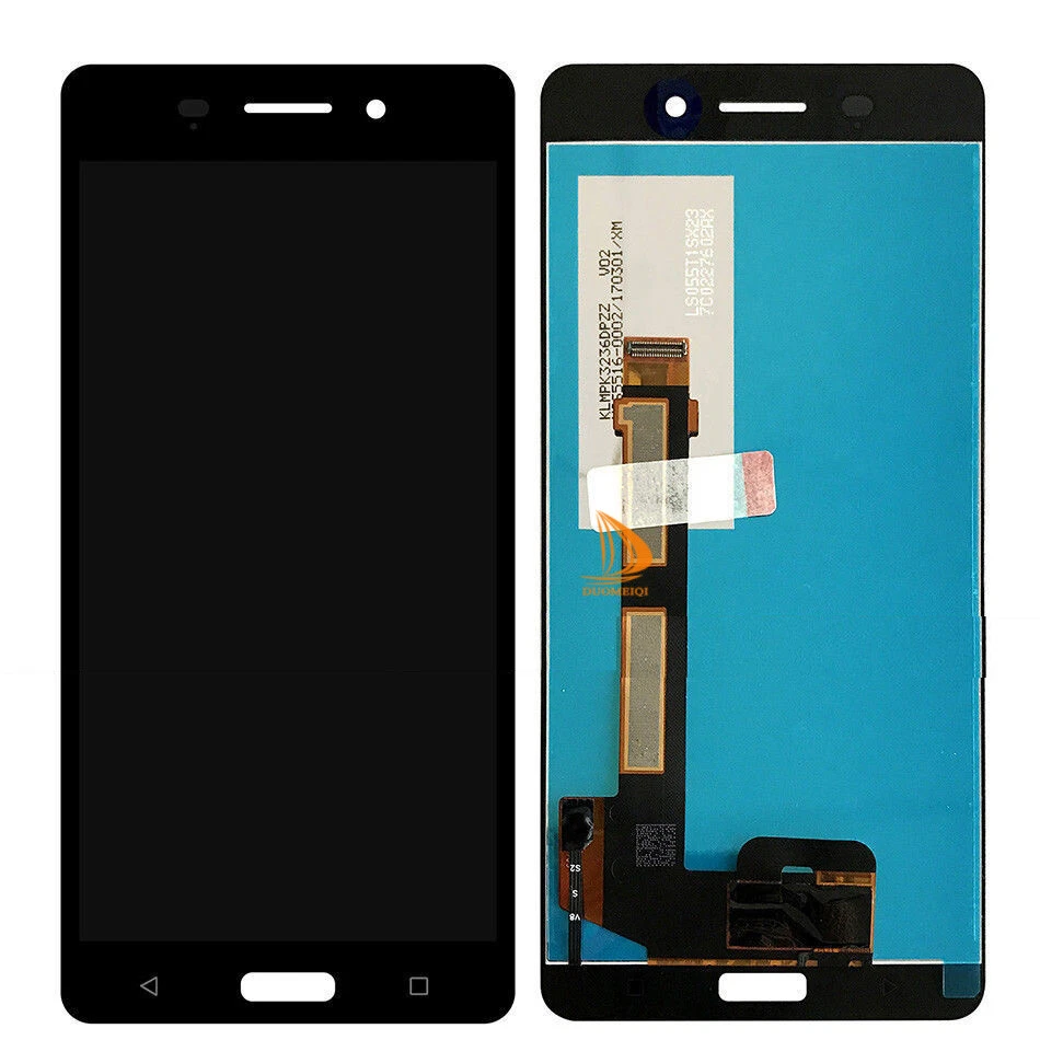 5.5" Black For Nokia 6 IPS LCD Display Touch Screen Digitizer Assembly #WE - Image 1 of 4