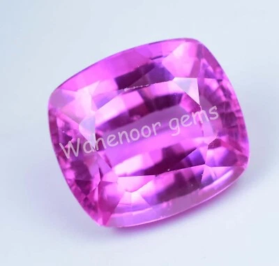 Natural Mogok Pink Ruby 16.20 Ct Cushion Certified Flawless Loose Gemstone - Image 1 of 4
