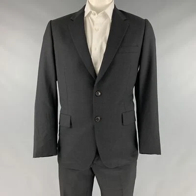 PAUL SMITH Size 42 Black Wool Notch Lapel Suit - Image 1 of 4