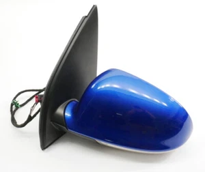 LH Exterior Side View Door Mirror 06-09 VW Rabbit GTI R32 MK5 LB5R Blue Pearl - Foto 1 di 7