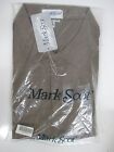 BROWN POLO STYLE COLLAR SHIRT MARK SCOT XX-LARGE 100% COTTON (LL2540)