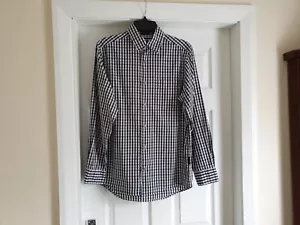 Shirt Men‘s“DKNY“ Black White Grey Colour Into The Cage Size: S - Picture 1 of 9