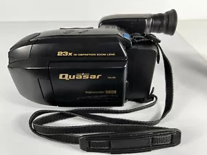 Quasar Palmcorder VML458 Palmcorder VHS C TESTED & WORKS-Bag, Charger, Batteries - Picture 1 of 16