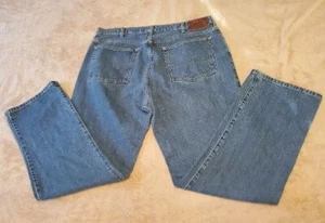 Ralph Lauren Polo Mens Designer Blue Jeans 38 x 32 medium wash 5 Pocket Classic - Picture 1 of 9
