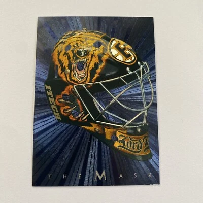 Byron Dafoe 2001-02 Between The Pipe Blue Mask Insert Card - Image 1 of 2