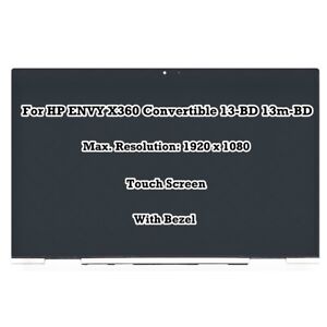 Conjunto de Pantalla Táctil LCD FHD M133NVFD R2 para HP ENVY X360 13m-bd 13-bd