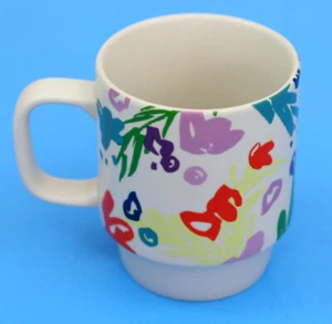 Starbucks Coffee Mug Cup 2016 Colorful Plants Flowers 12 fl oz - Picture 1 of 5
