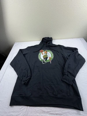 波士顿凯尔特人队标志套衫连帽衫运动衫狂热尺寸 LG 男式全新带标签 60 美元 — 第 1/4 张图片