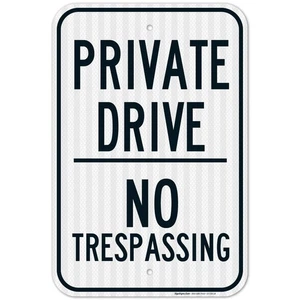 No Trespassing Sign | 12 x 18 in Reflective Aluminum | Fade Resistant, Made - Picture 1 of 9