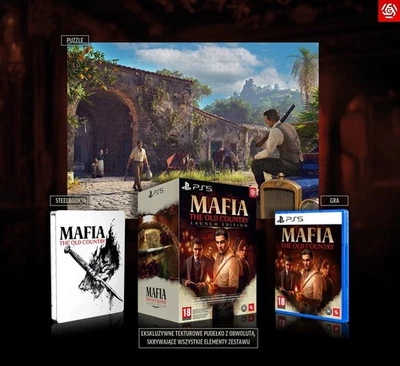 MAFIA THE OLD COUNTRY STEELBOOK LAUNCH EDITION PS5 NEU + COLLECTOR'S PUZZLE - Bild 1 von 4