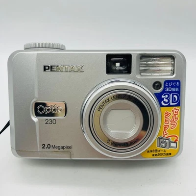PENTAX Optio 230 Compact Digital Camera Tested AA Battery Model Japan Seller - Image 1 of 4