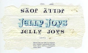 c1940s Jelly Joys candy bar wrapper -  2 oz - National Candy St Louis Missouri - Picture 1 of 2