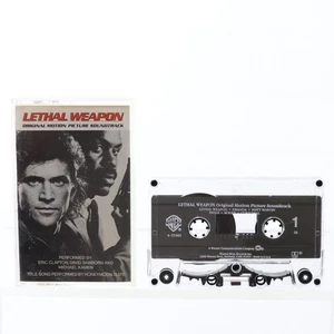 LETHAL WEAPON ORIGINAL MOTION PICTURE SOUNDTRACK CASSETTE TAPE 1987 MEL GIBSON  - Picture 1 of 2