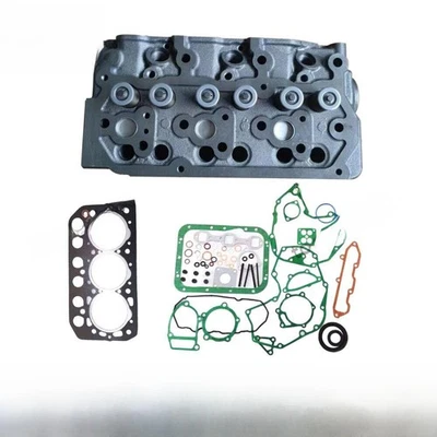 Complete Cylinder Head+Full Gasket For Mitsubishi S3L S3L2 Engine 302.5c 303cr - Image 1 of 4