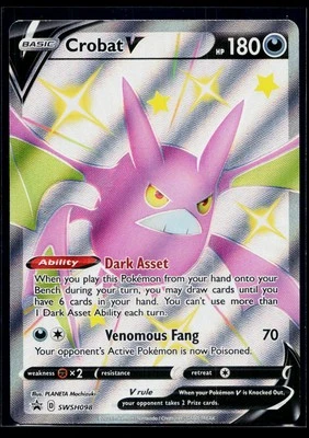 🎴Crobat V #SWSH098 SWSH: Sword & Shield Promo Cards Promo Near Mint + - Image 1 of 2